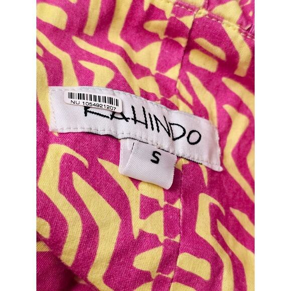 Anthropologie Kahindo Tanzania Maxi Dress Ruffle Strapless Cotton w/ Pockets - Picture 12 of 12